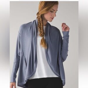Lululemon Charcoal Grey Wrap Cardigan